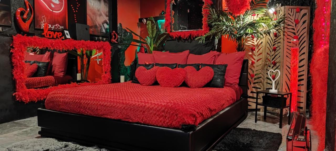 Loft Romantique Hammam Spa Privatif Playroom Гренобъл Стая снимка
